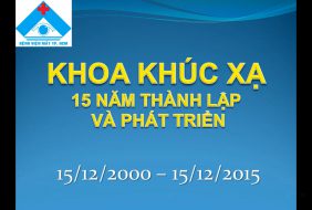 KHOA KHÚC XẠ – HÀNH TRÌNH 15 NĂM