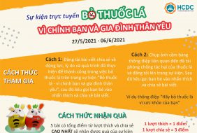 SỰ KIỆN “BỎ THUỐC LÁ – VÌ CHÍNH BẠN VÀ GIA ĐÌNH THÂN YÊU”