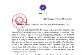 LỜI HIỆU TRIỆU PHÒNG, CHỐNG DỊCH COVID- 19 CỦA BỘ TRƯỞNG BỘ Y TẾ NGUYỄN THANH LONG