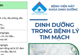 GIỚI THIỆU TỜ GẤP DINH DƯỠNG TRONG BỆNH LÝ TIM MẠCH