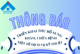 THÔNG BÁO: Về việc triển khai thực hiện thu giá dịch vụ khám chữa bệnh
