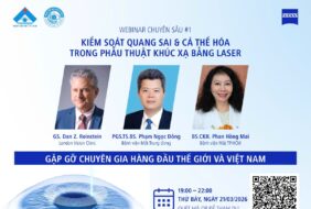 CHƯƠNG TRÌNH ĐÀO TẠO CHUYÊN SÂU TRỰC TUYẾN: KIỂM SOÁT QUANG SAI & CÁ THỂ HÓA TRONG PHẪU THUẬT KHÚC XẠ BẰNG LASER
