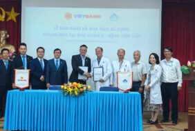 Khánh thành và đưa vào sử dụng hệ thống thang máy 1.000kg phục vụ người bệnh tại Khu khám 2