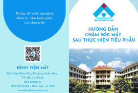 TỜ RƠI CHĂM SÓC MẮT SAU THỰC HIỆN TIỂU PHẪU