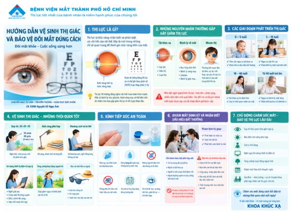 HƯỚNG DẪN VỆ SINH THỊ GIÁC VÀ BẢO VỆ ĐÔI MẮT ĐÚNG CÁCH